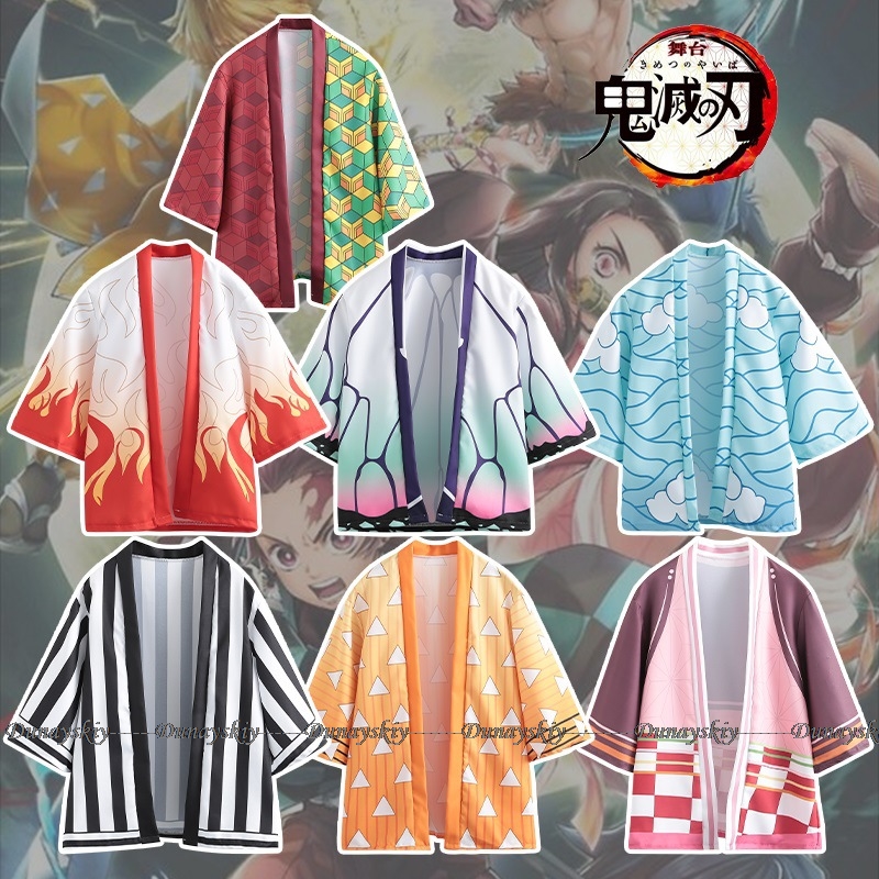 Demon Slayer Haori - Anime Cosplay Costume Cloak Kimetsu Haori