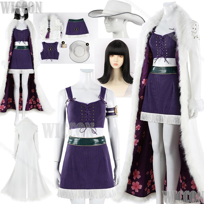 Cosplay Anime White Hair - Nico Anime Movie Robin cosplay Costume