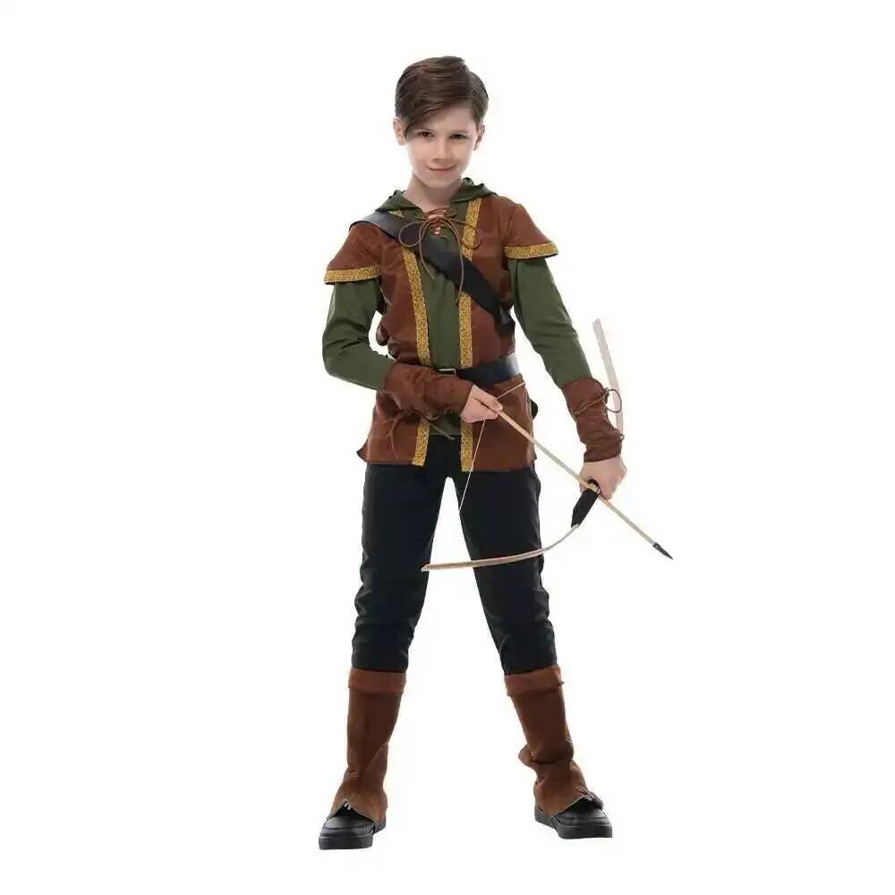 Anime Cosplay Robin - Boys Snailify Kids Archer Costume Hunter