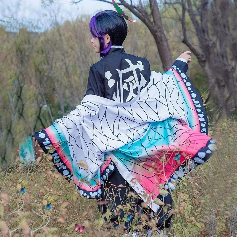 Demon Slayer Haori - CyAnime Demon Slayer Kochou Shinobu Costume