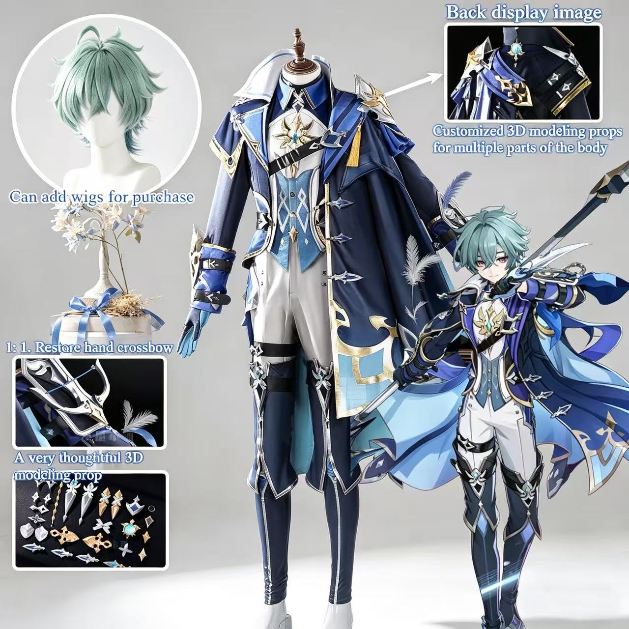 Anime Cosplay Series - Lohen cosplay Game Cosplay Series:Genshin Impact