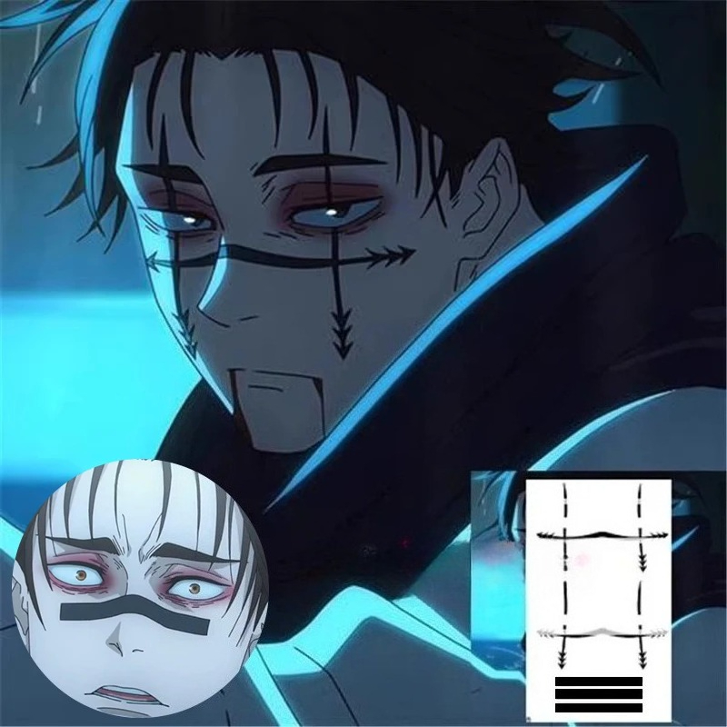 Jujutsu Kaisen Uniform - Choso Tattoo Sticker Anime Jujutsu Kaisen