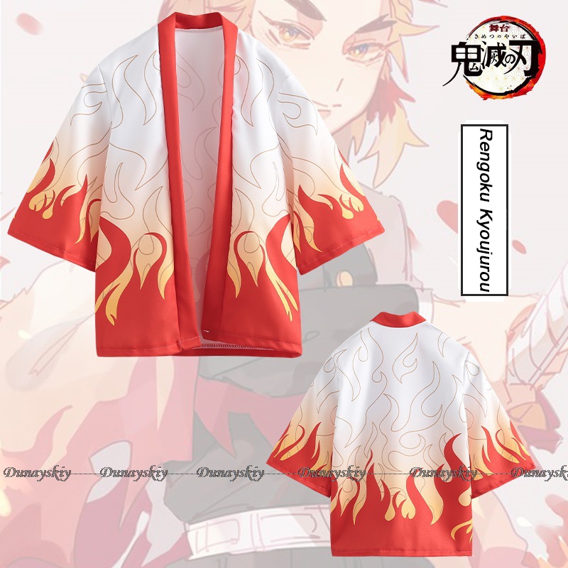 Anime Cosplay Costume Cloak Ki - Demon Slayer Haori ulasan dan harga
