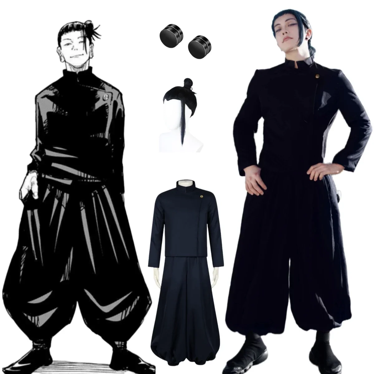 Jujutsu Kaisen Geto Suguru Cos - Jujutsu Kaisen Uniform ulasan dan harga