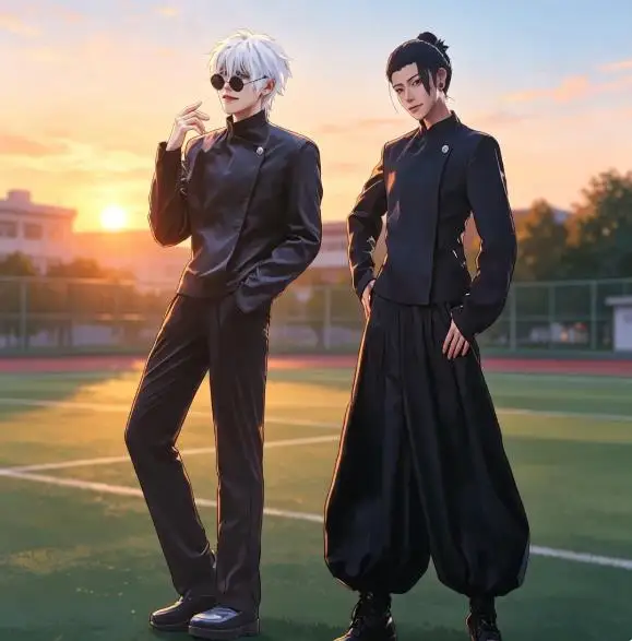 Anime Jujutsu Kaisen Cosplay J - Jujutsu Kaisen Uniform ulasan dan harga