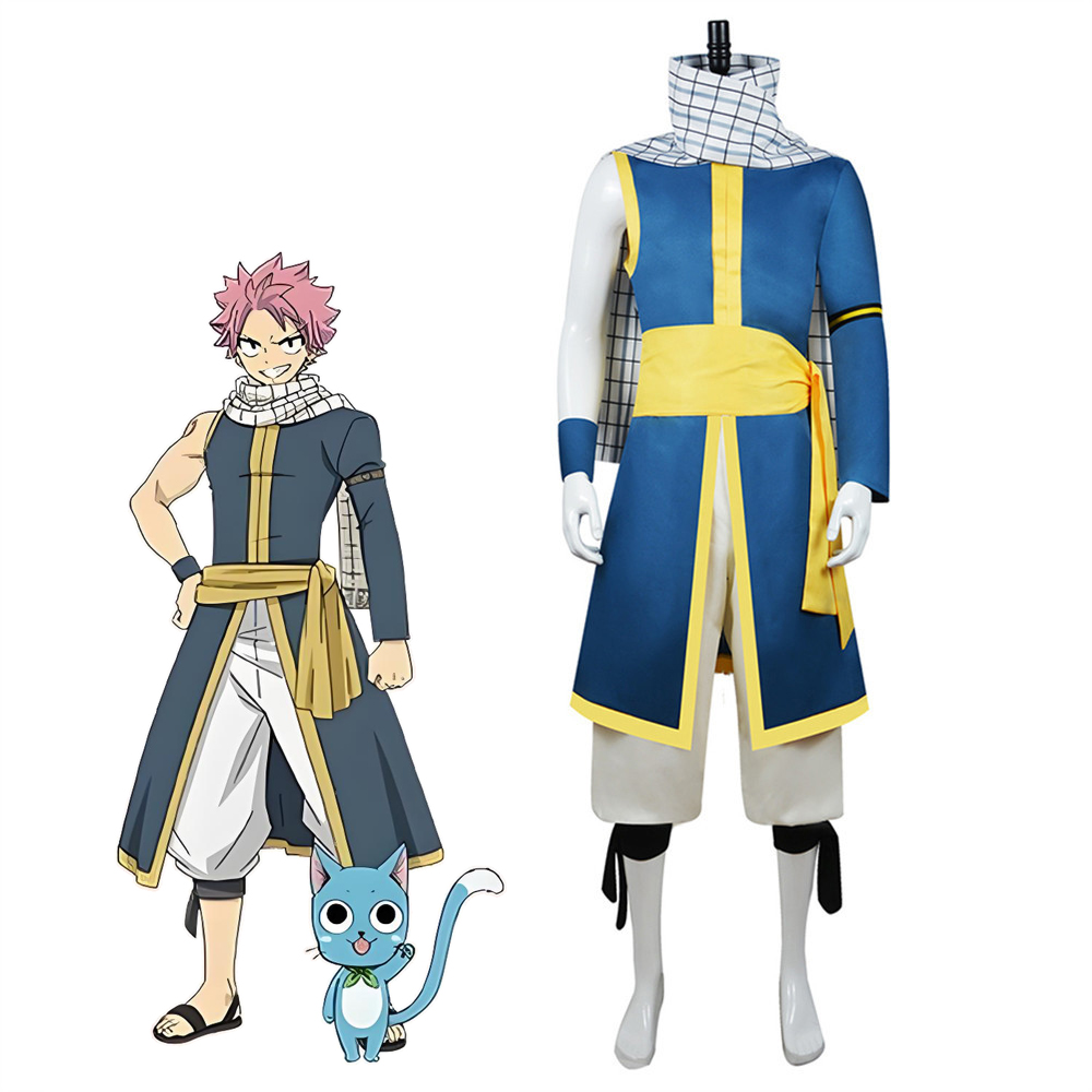 Natsu Cosplay Costume Anime Fa - Anime Cosplay Nz ulasan dan harga