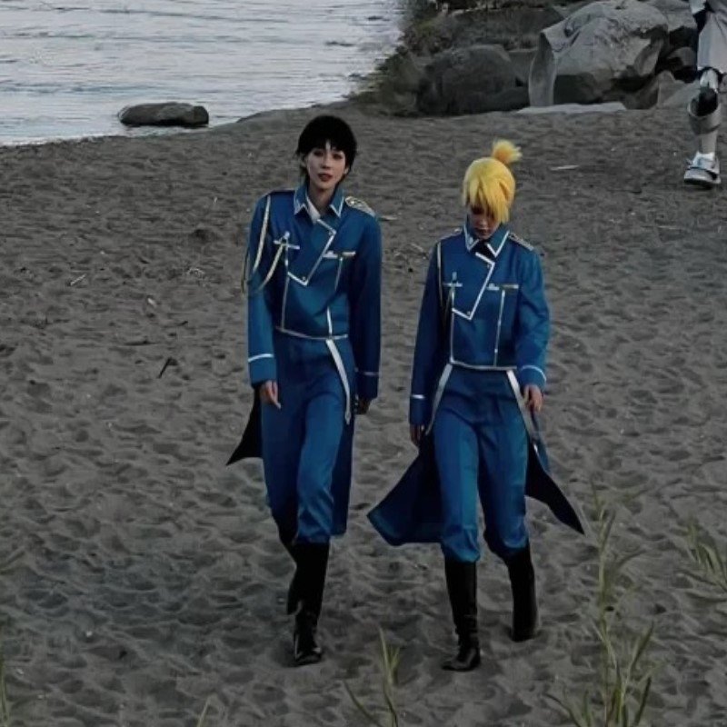 Roy Mustang Cosplay Anime Full - Fullmetal Alchemist Coat ulasan dan harga