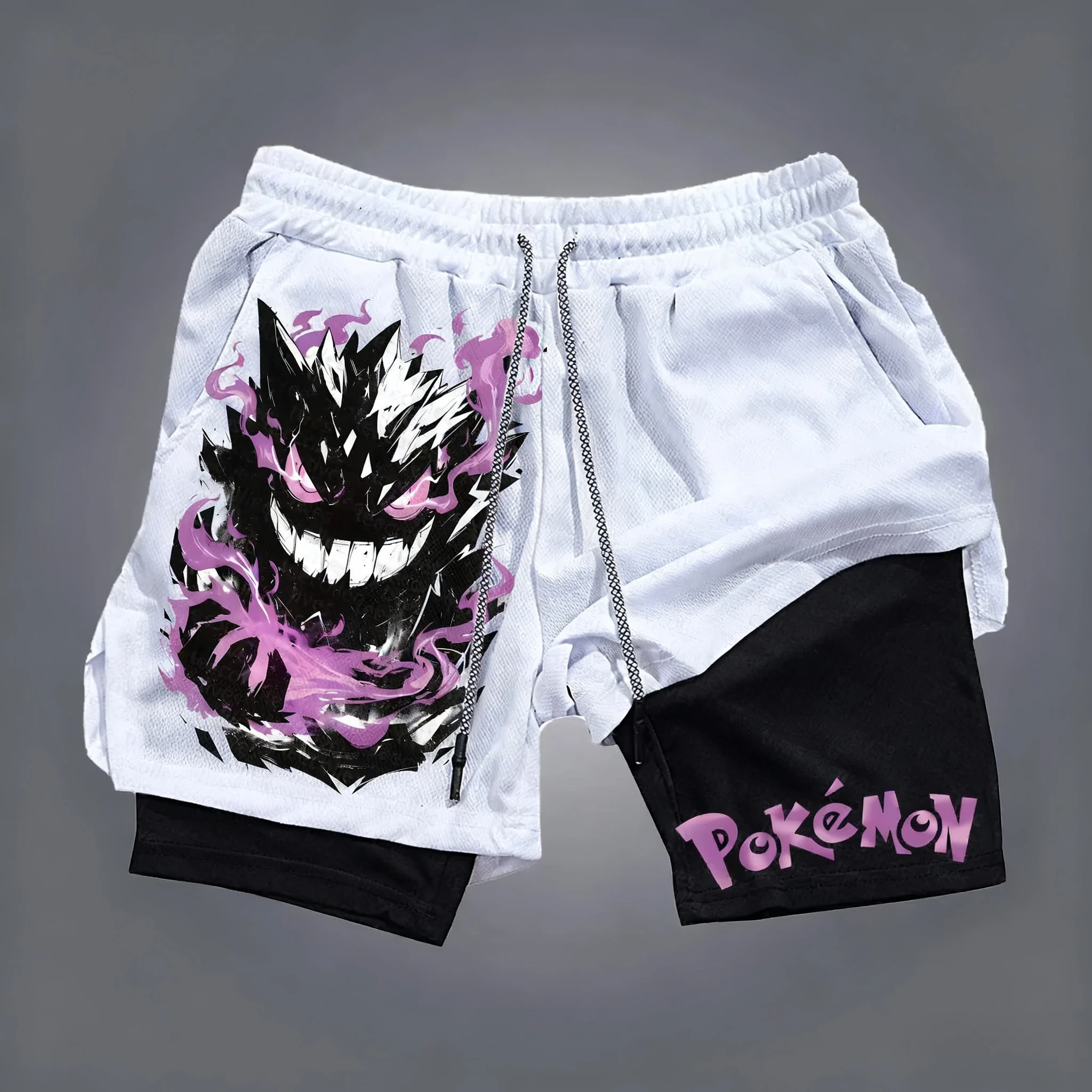 Pokémon Anime White Double Lay - Quick Anime Cosplay ulasan dan harga