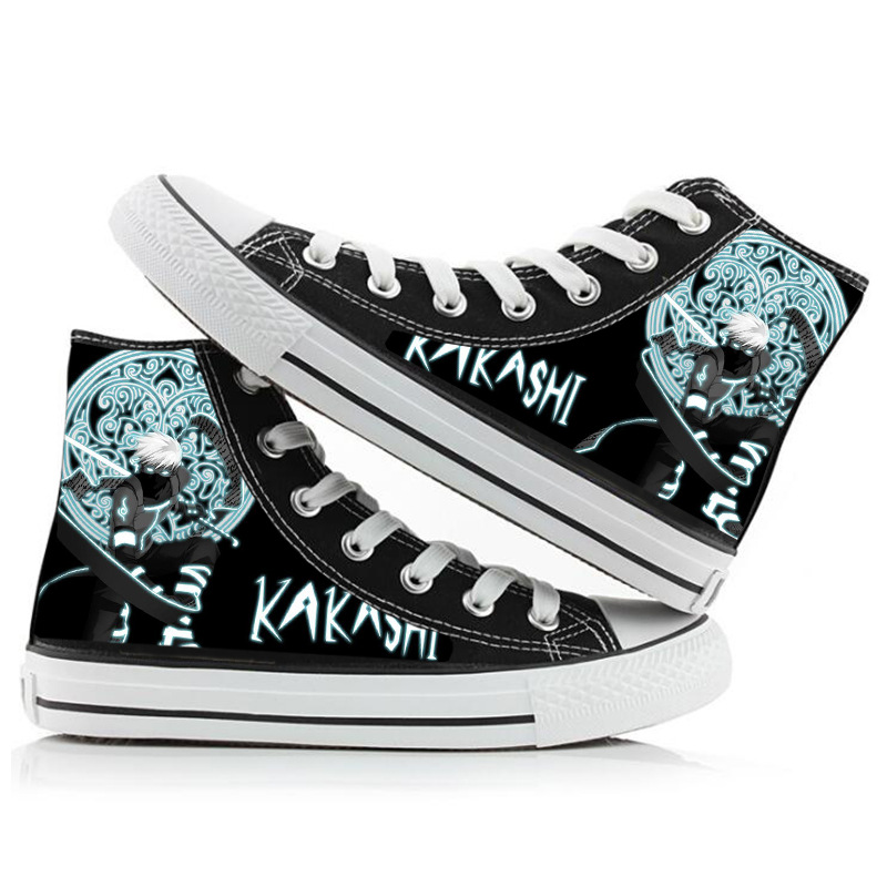 Naruto Uzumaki High-Top Canvas - Anime Cosplay Girl Ideas ulasan dan harga