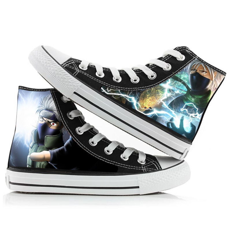 Naruto Uzumaki High-Top Canvas - Anime Cosplay Girl Ideas ulasan dan harga