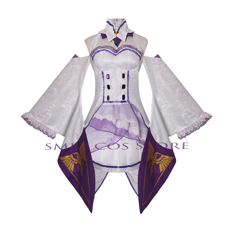 Emilia Cosplay Anime Re Zero K - Anime Cosplay Wig ulasan dan harga