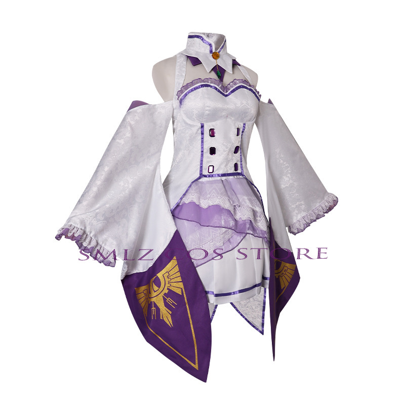 Emilia Cosplay Anime Re Zero K - Anime Cosplay Wig ulasan dan harga