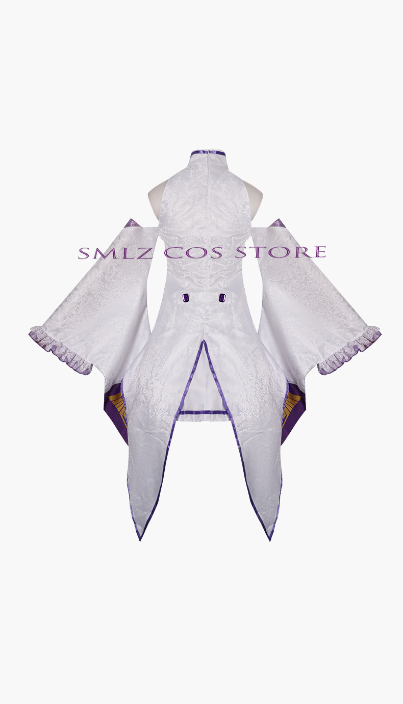 Emilia Cosplay Anime Re Zero K - Anime Cosplay Wig ulasan dan harga