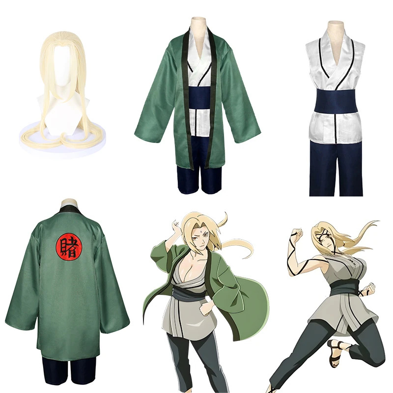 Tsunade Cosplay Costume Anime  - Anime Cosplay Youtube Shorts ulasan dan harga