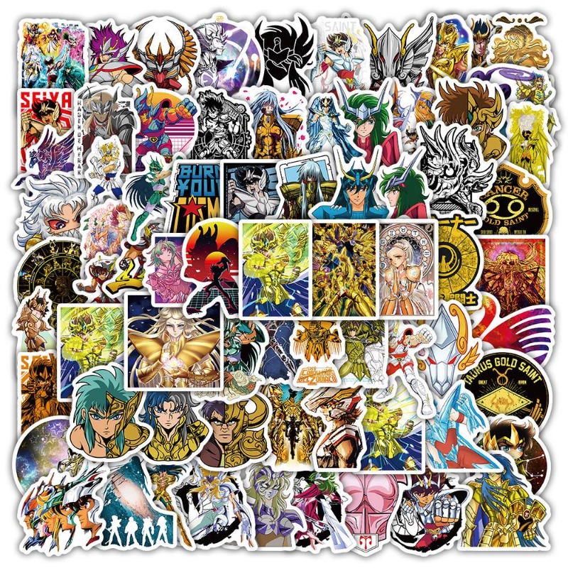 101Pcs Saint Seiya Anime Stick - Anime Cosplay Diy ulasan dan harga