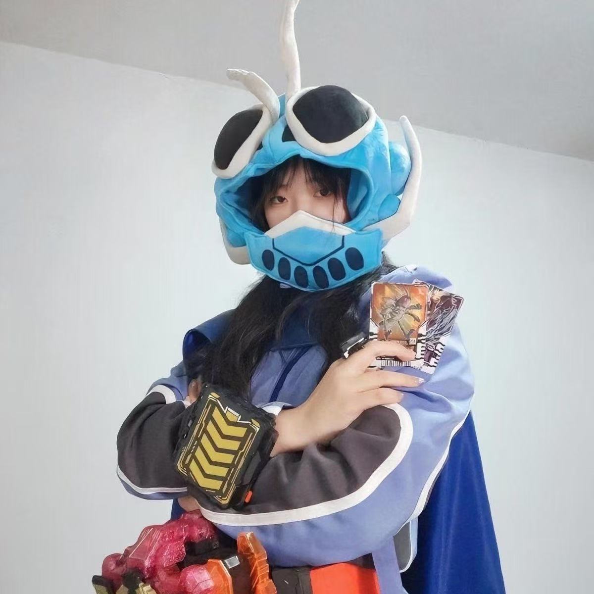 Kamen Rider Gotchard Cos Plush - Anime Cosplay Kamen Rider ulasan dan harga