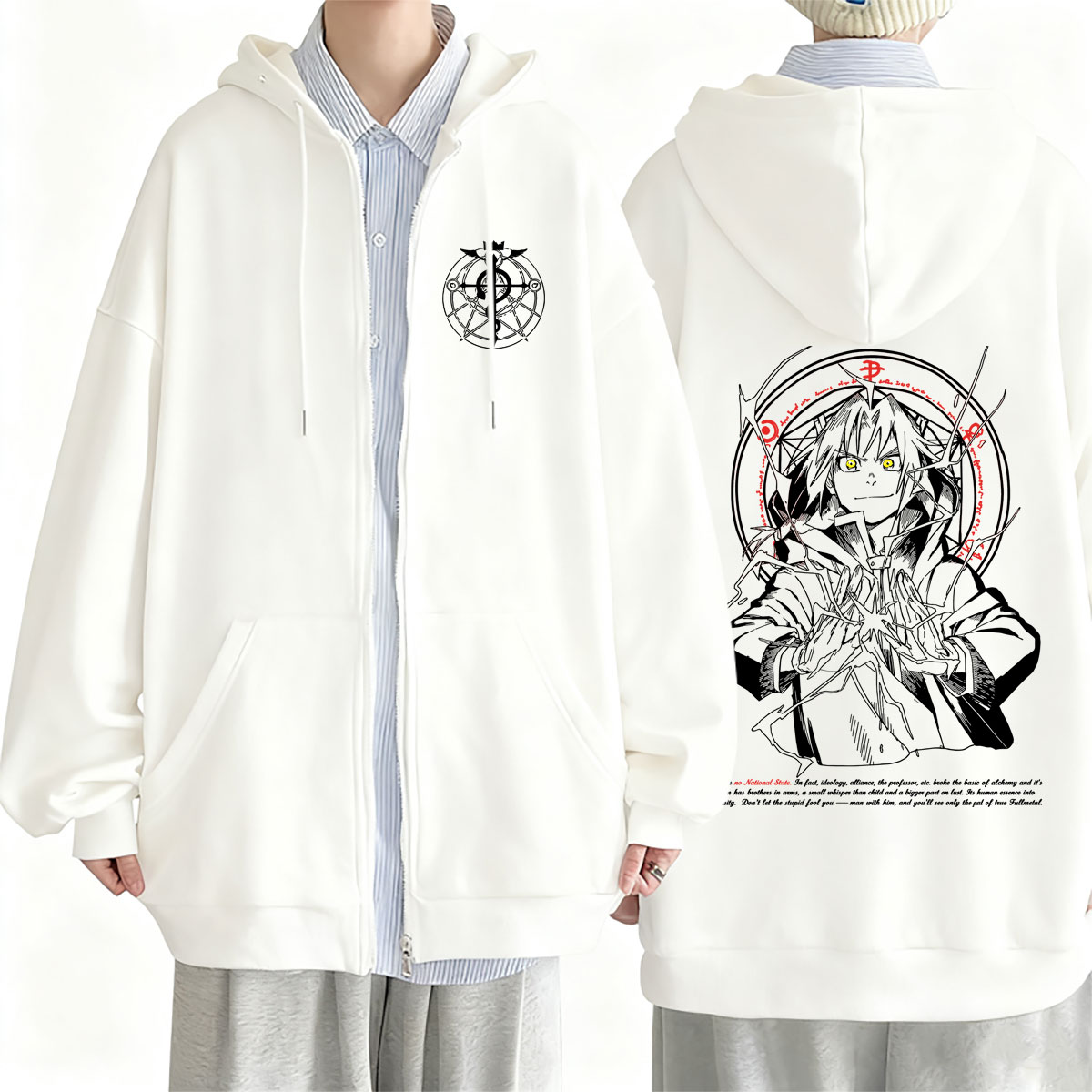 Anime Fullmetal Alchemist Zipp - Fullmetal Alchemist Coat ulasan dan harga