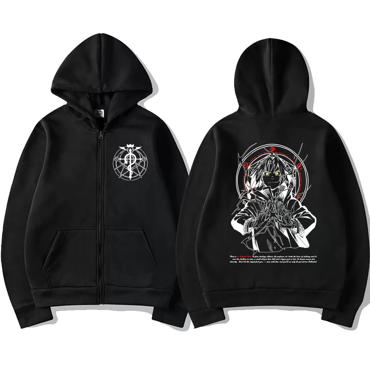 Anime Fullmetal Alchemist Zipp - Fullmetal Alchemist Coat ulasan dan harga