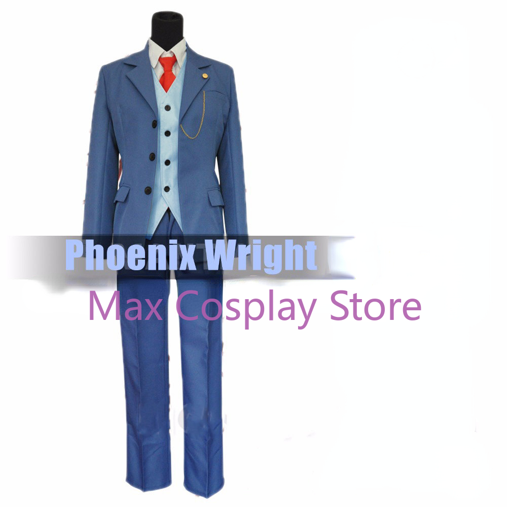 Max Phoenix Wright Cosplay Cos - Anime Cosplay Nz ulasan dan harga