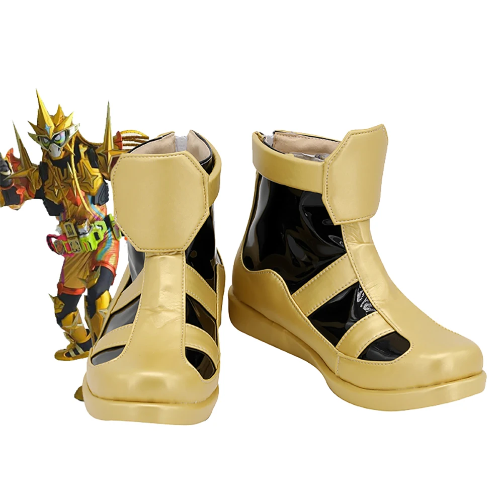 Masked Rider Muteki Gamer Gold - Anime Cosplay Kamen Rider ulasan dan harga