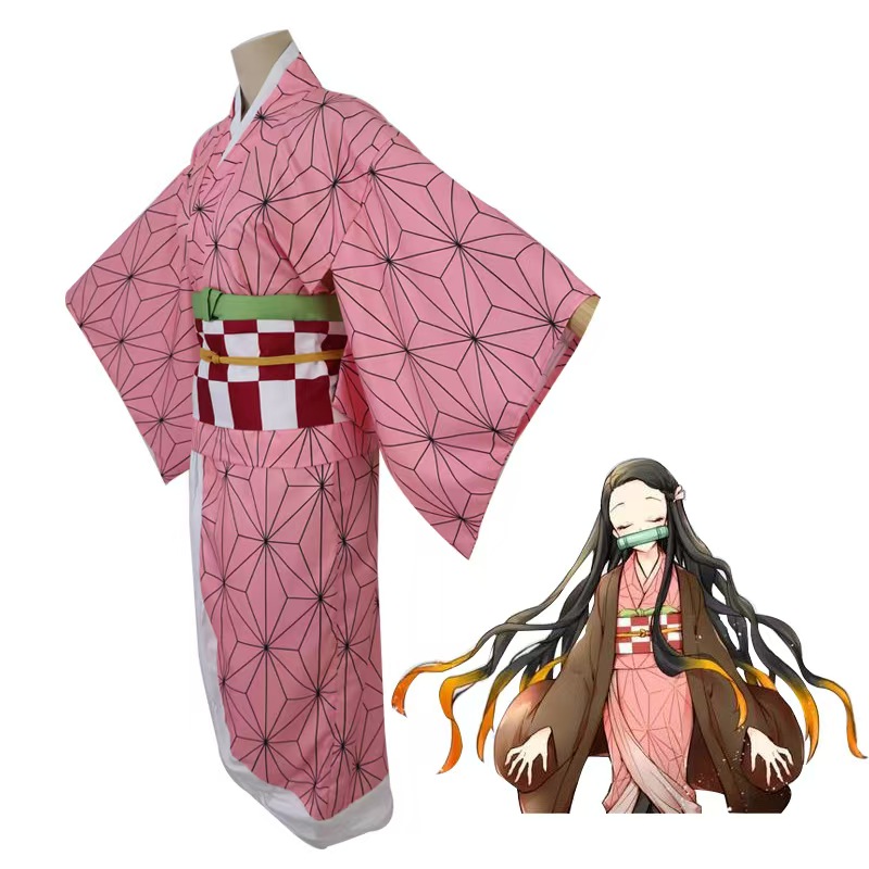 Demon Slayer Nezuko Kamado Cos - Anime Cosplay Nz ulasan dan harga
