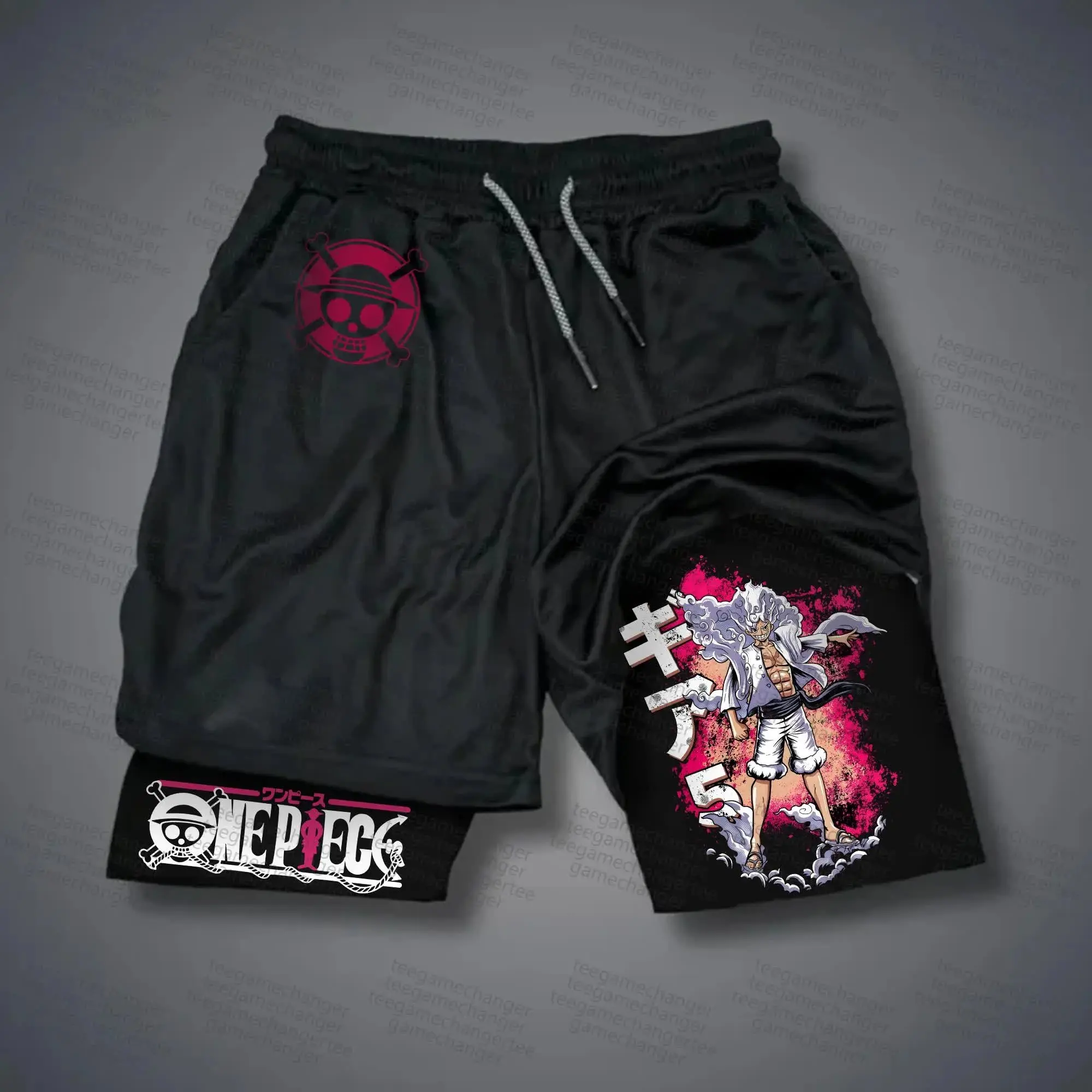 ONE PIECE Anime Printed 2-in-1 - Quick Anime Cosplay ulasan dan harga