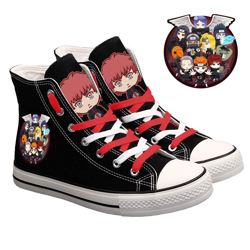 Naruto Uzumaki High-Top Canvas - Anime Cosplay Girl Ideas ulasan dan harga