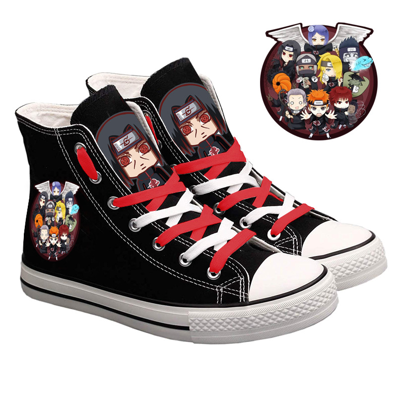Naruto Uzumaki High-Top Canvas - Anime Cosplay Girl Ideas ulasan dan harga
