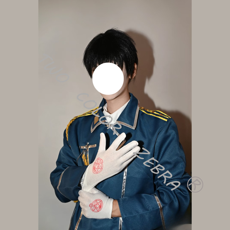 Roy Mustang Blue Military Tren - Fullmetal Alchemist Coat ulasan dan harga