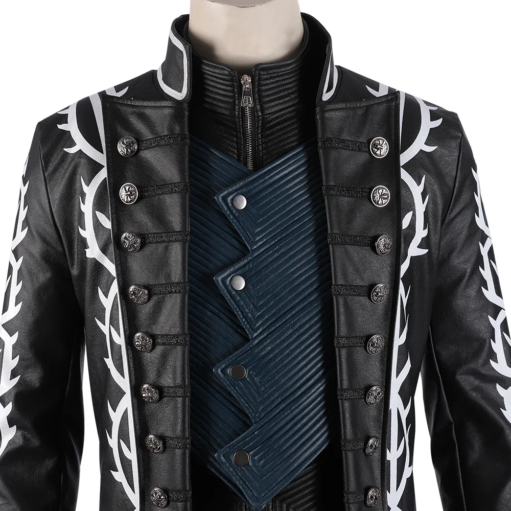 Game DMC 5 Vergil Cosplay Cost - Fullmetal Alchemist Coat ulasan dan harga