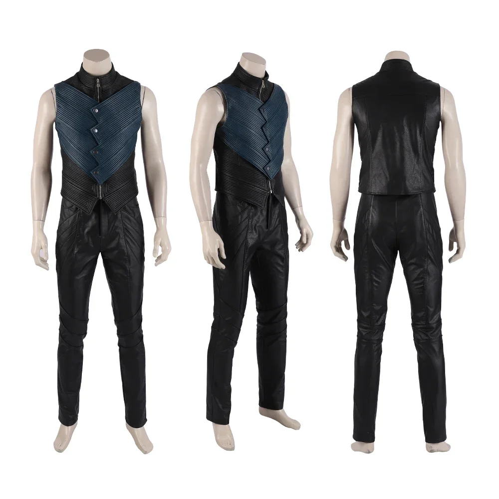 Game DMC 5 Vergil Cosplay Cost - Fullmetal Alchemist Coat ulasan dan harga