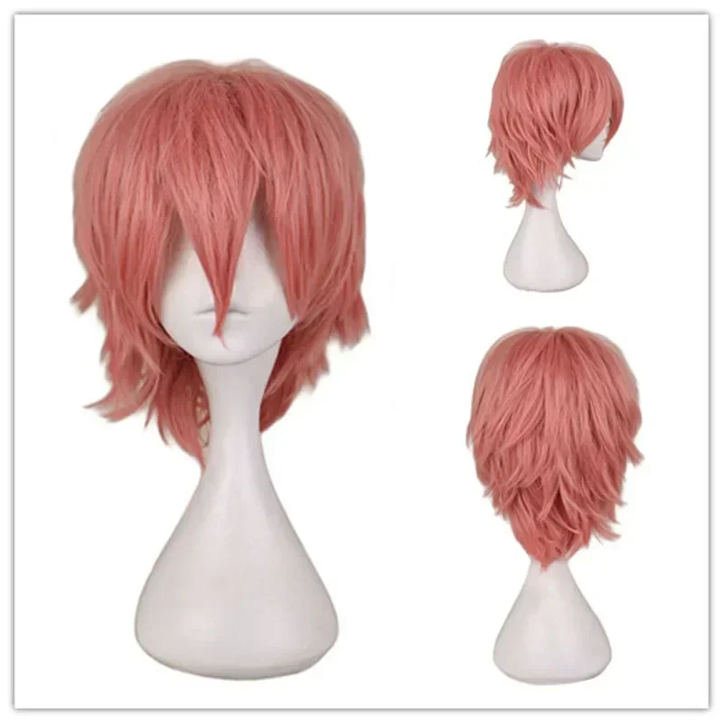 QQXCAIW Male Wig Black White P - Cosplay Anime White Hair ulasan dan harga