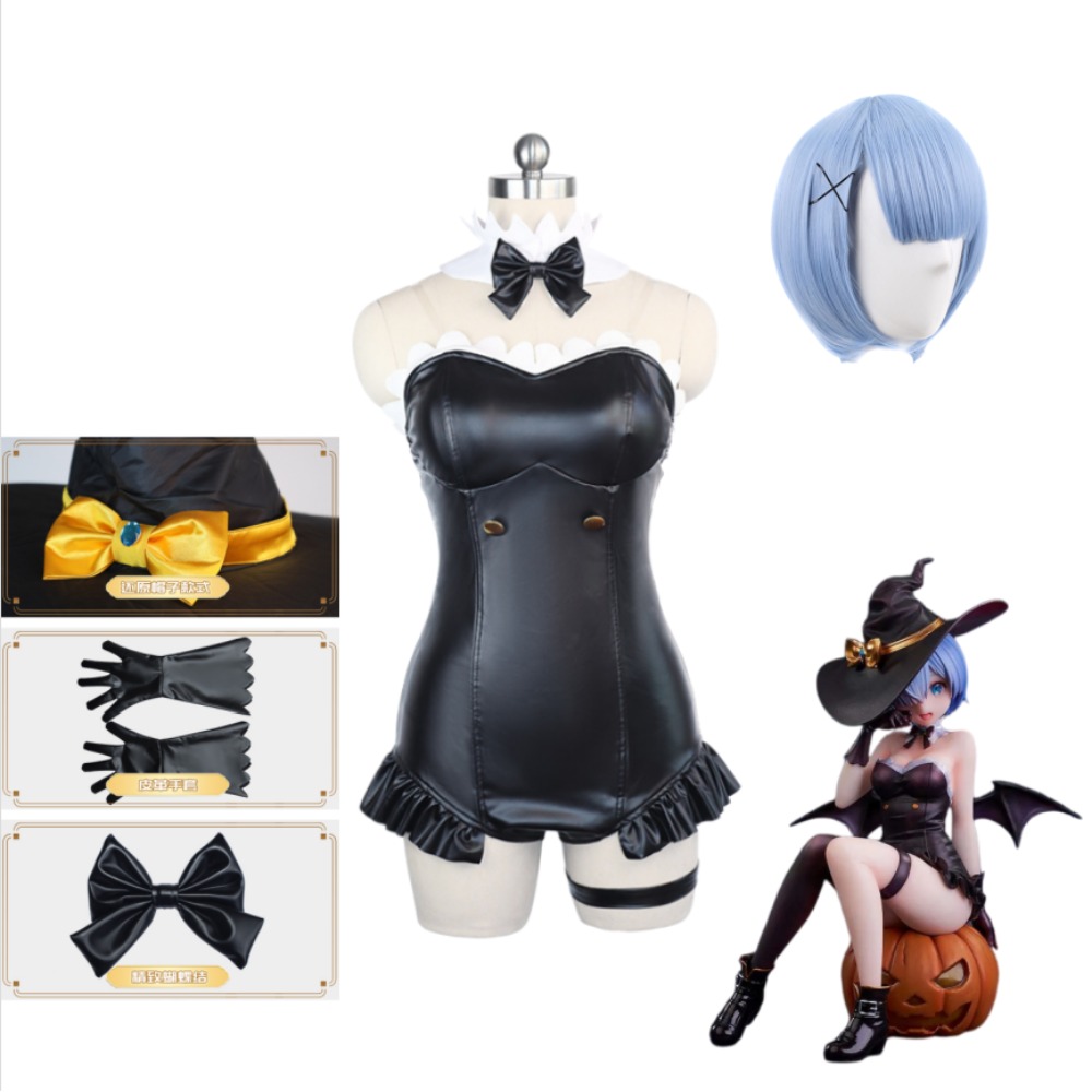 Re:Zero Starting Life in Anoth - Re Zero Rem Wig ulasan dan harga