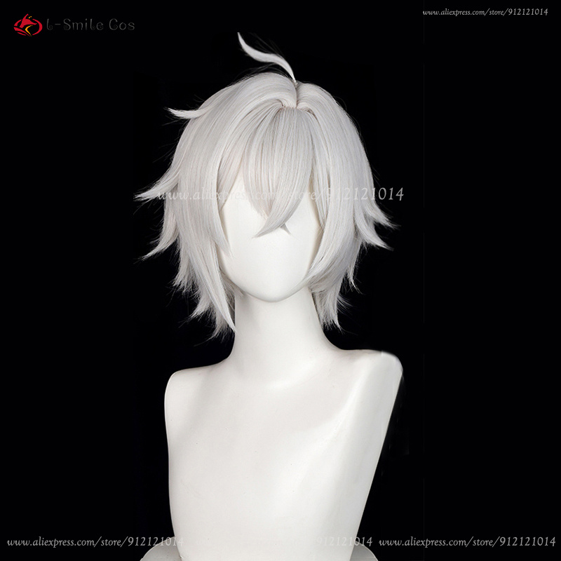 ZZZ Seth Lowell Cosplay Wig 30 - Cosplay Anime White Hair ulasan dan harga