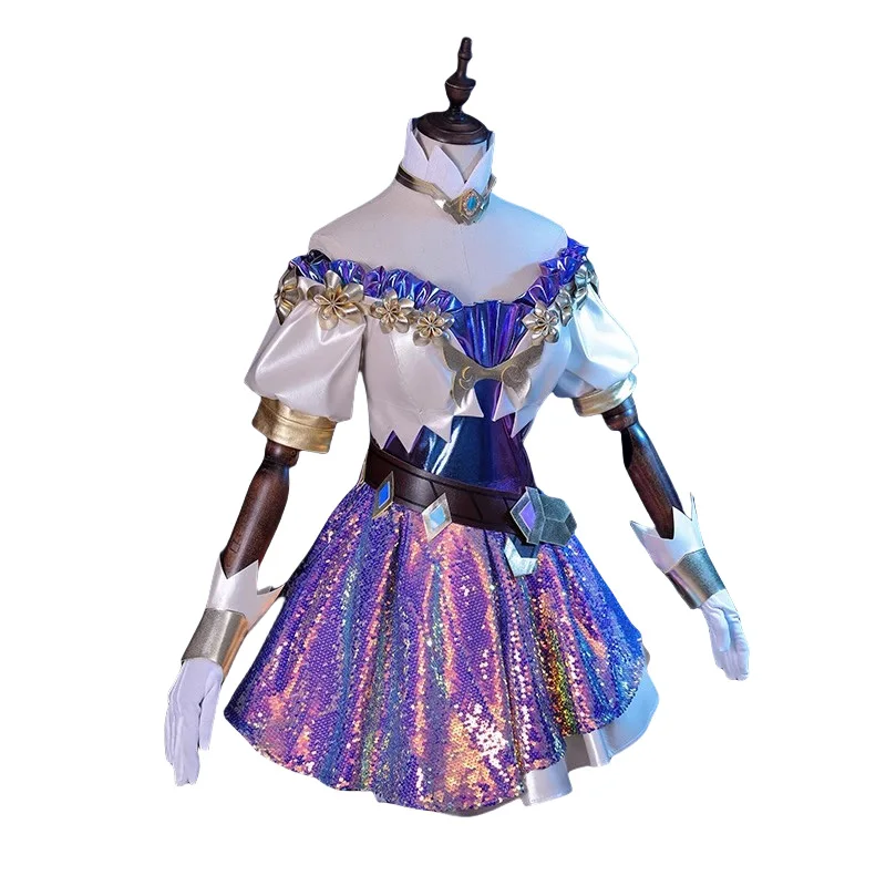 LOL the Starry-Eyed Songstress - Anime Cosplay Wig ulasan dan harga