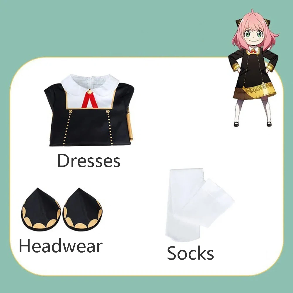 Anime SPY X FAMILY Anya Cospla - Spy Family Outfit ulasan dan harga
