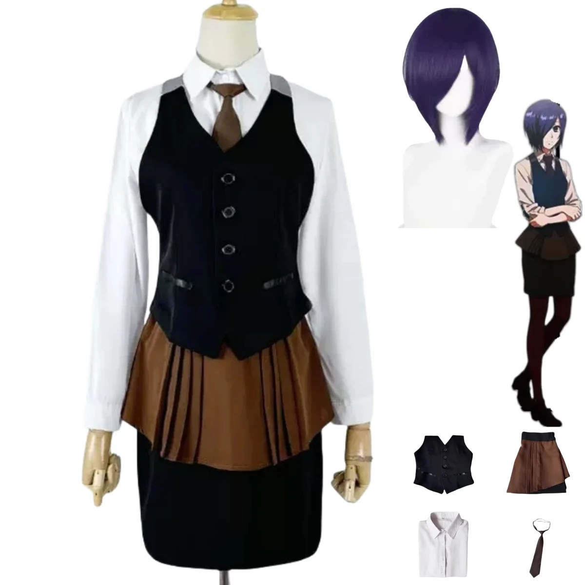 Anime Tokyo Ghoul Touka Kirish - Anime Cosplay Tokyo Ghoul ulasan dan harga