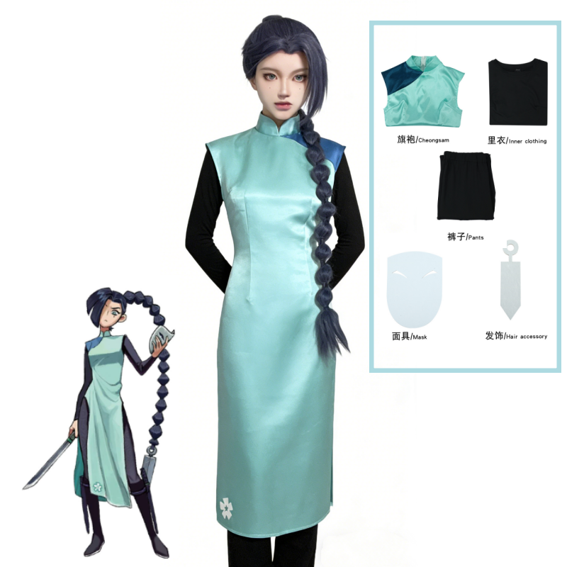 Anime Assassin Seven Scissor S - Anime Cosplay Wig ulasan dan harga