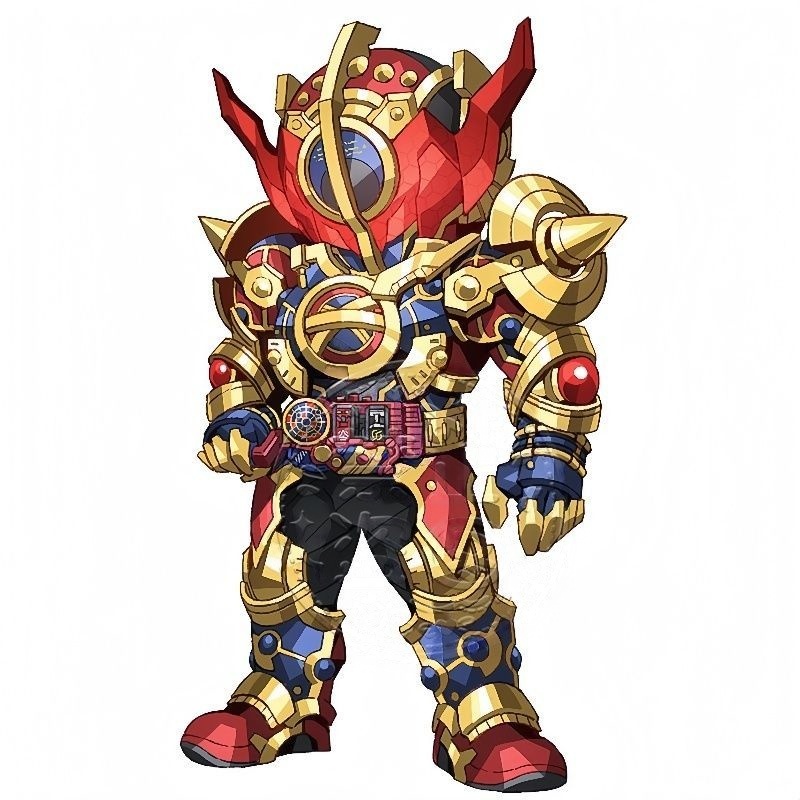 Kamen Rider chibi anime mercha - Anime Cosplay Kamen Rider ulasan dan harga