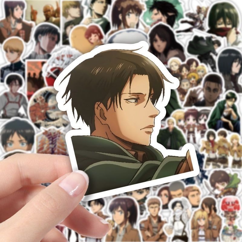 60Pcs Attack on Titan Anime St - Anime Cosplay Diy ulasan dan harga