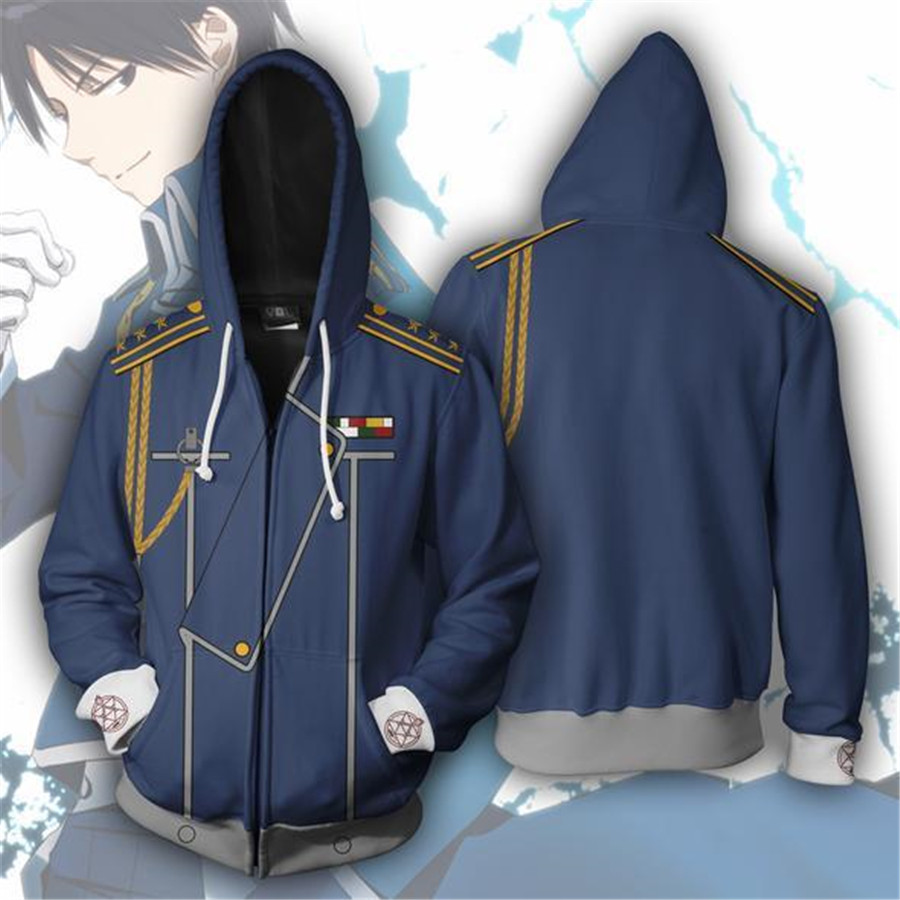 Anime Cosplay Sweatshirts Trac - Fullmetal Alchemist Coat ulasan dan harga