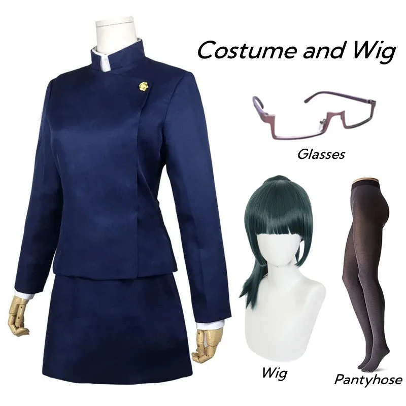Jujutsu Kaisen Maki Zenin Cosp - Jujutsu Kaisen Uniform ulasan dan harga