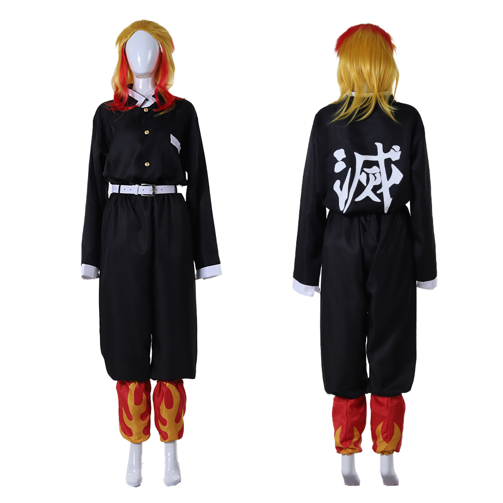 Flame Hashira Cosplay Uniform  - Demon Slayer Haori ulasan dan harga