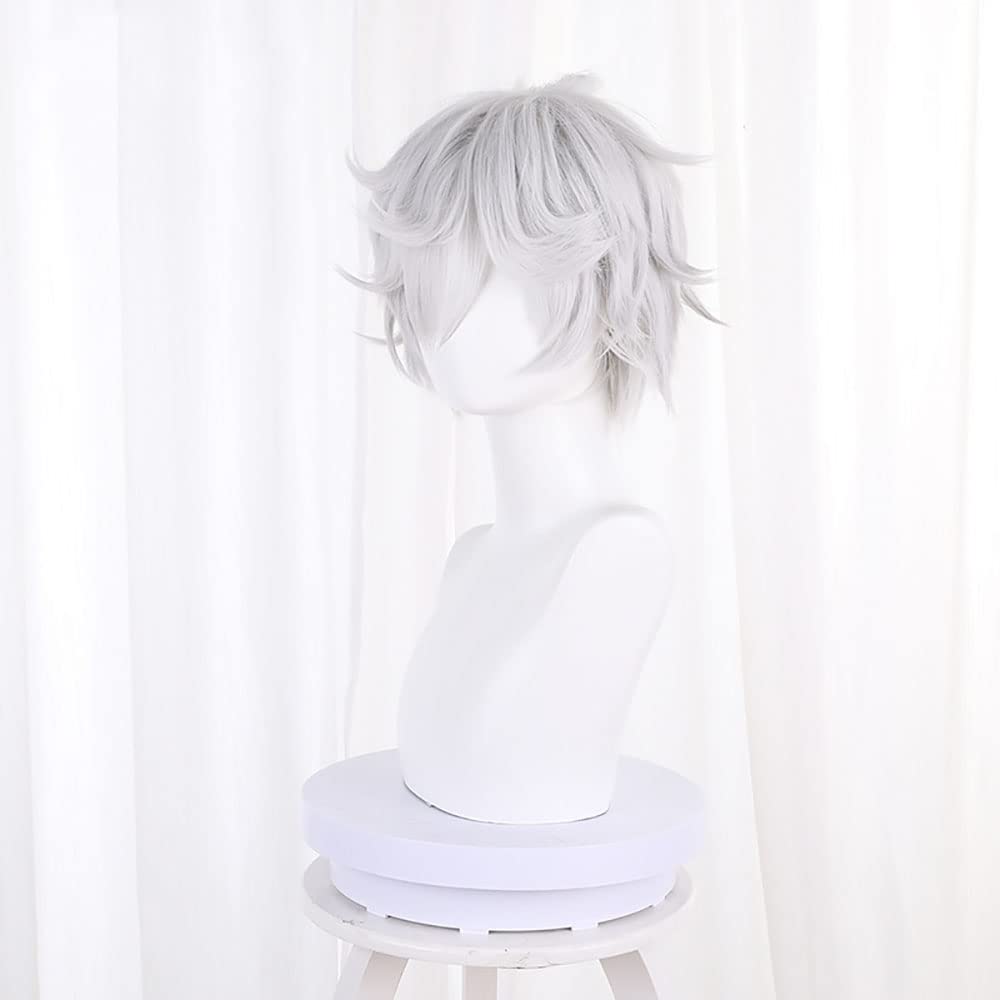 Gabimaru Wig Cosplay Anime Jig - Cosplay Anime White Hair ulasan dan harga