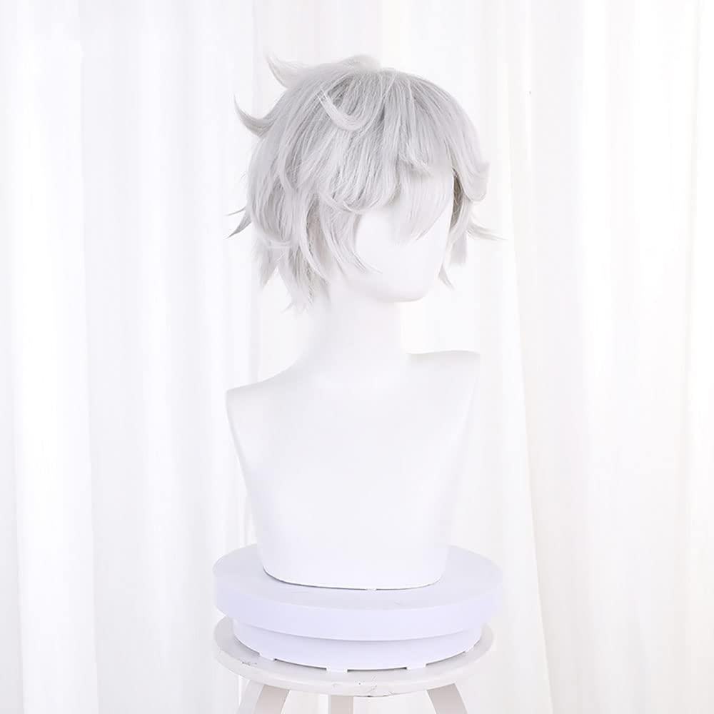 Gabimaru Wig Cosplay Anime Jig - Cosplay Anime White Hair ulasan dan harga