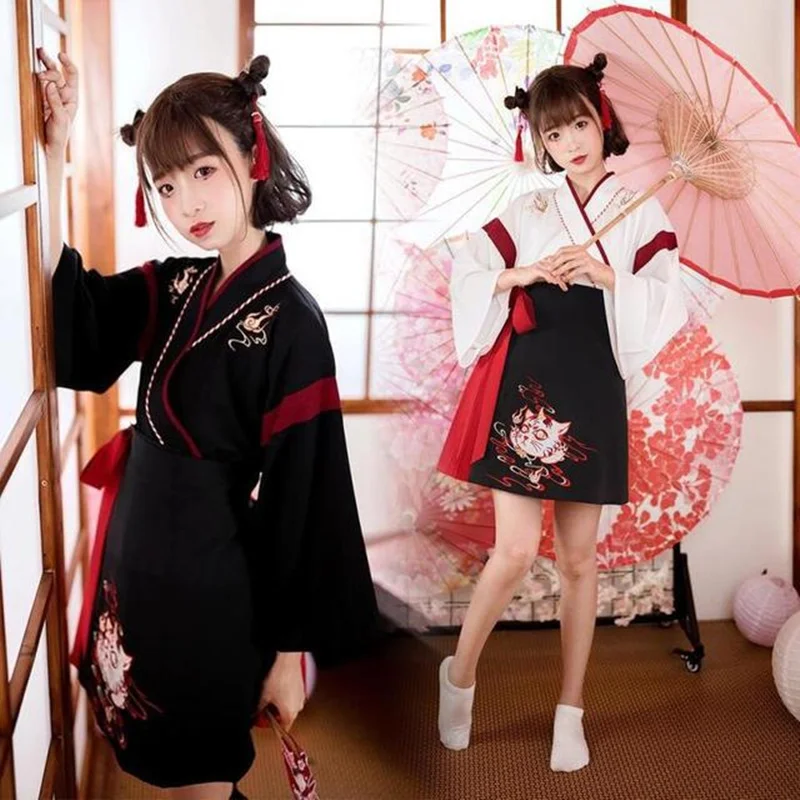 Japanese Dress Kimono Woman Bl - Demon Slayer Haori ulasan dan harga