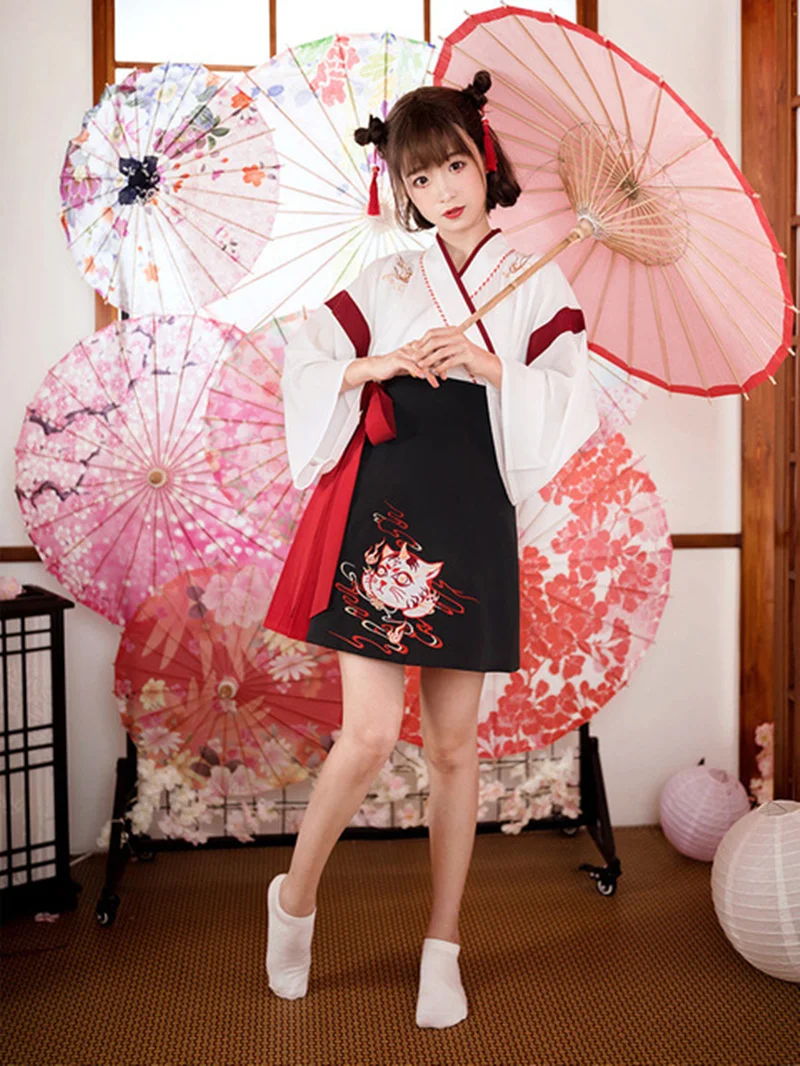 Japanese Dress Kimono Woman Bl - Demon Slayer Haori ulasan dan harga