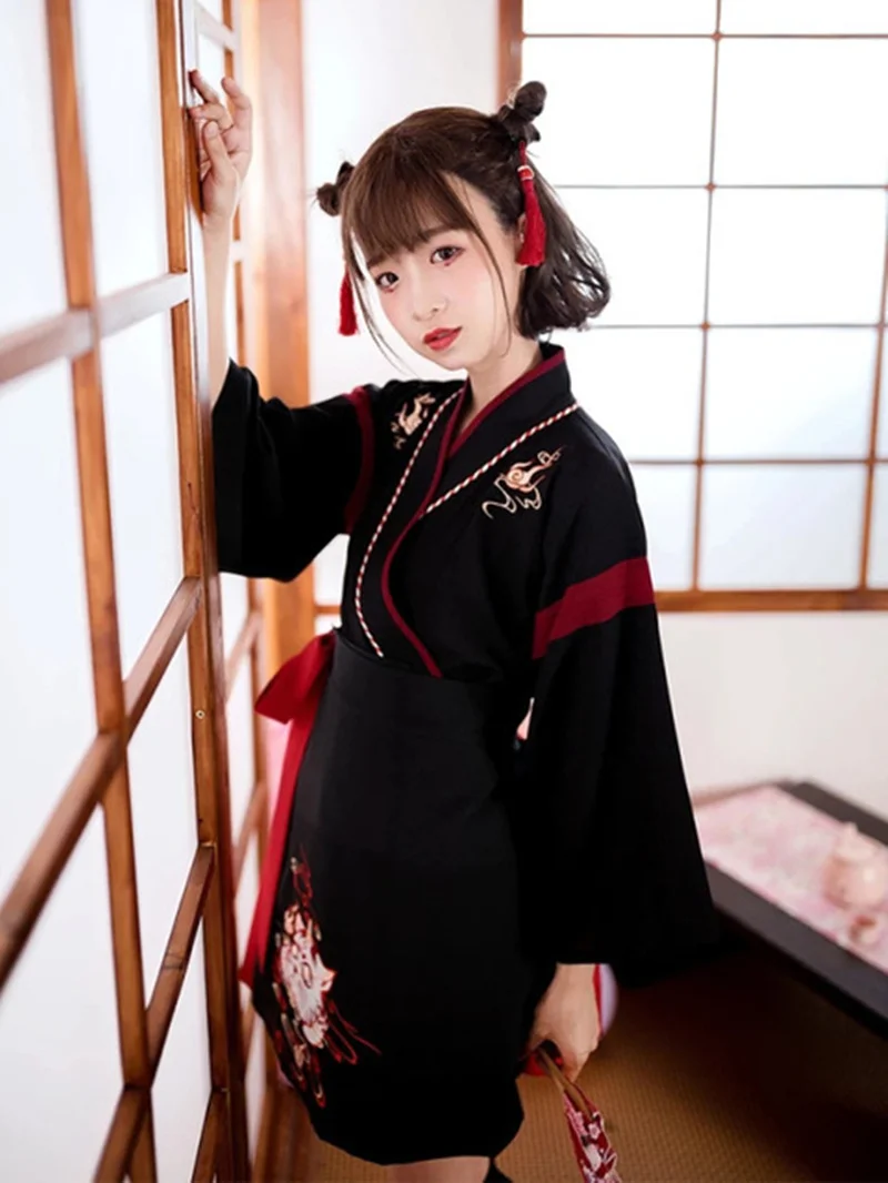 Japanese Dress Kimono Woman Bl - Demon Slayer Haori ulasan dan harga