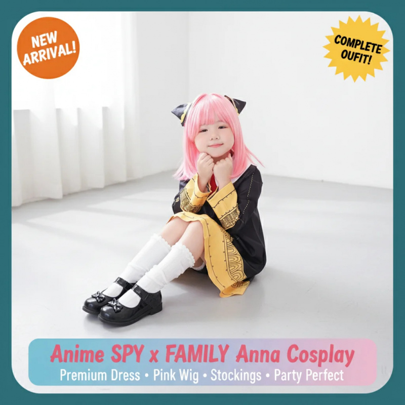 ▶❤Anime SPY X FAMILY Anya Forg - Spy Family Outfit ulasan dan harga