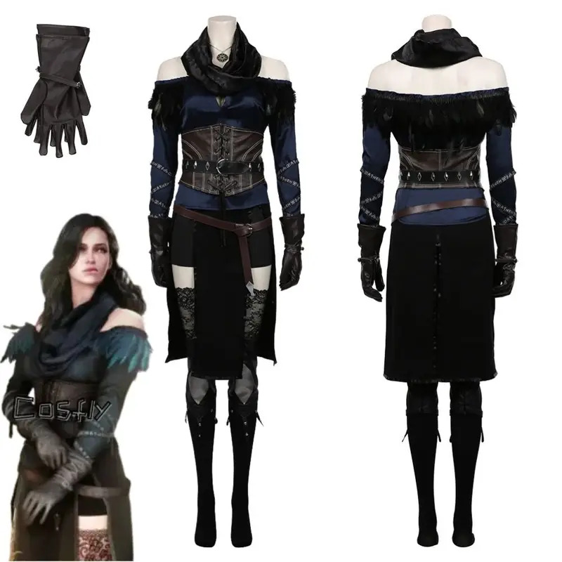 Yennefer Cosplay Fantasia Cost - Anime Cosplay Youtube Shorts ulasan dan harga